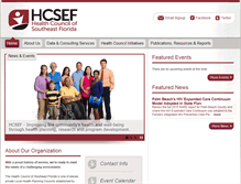 Tablet Screenshot of hcsef.org